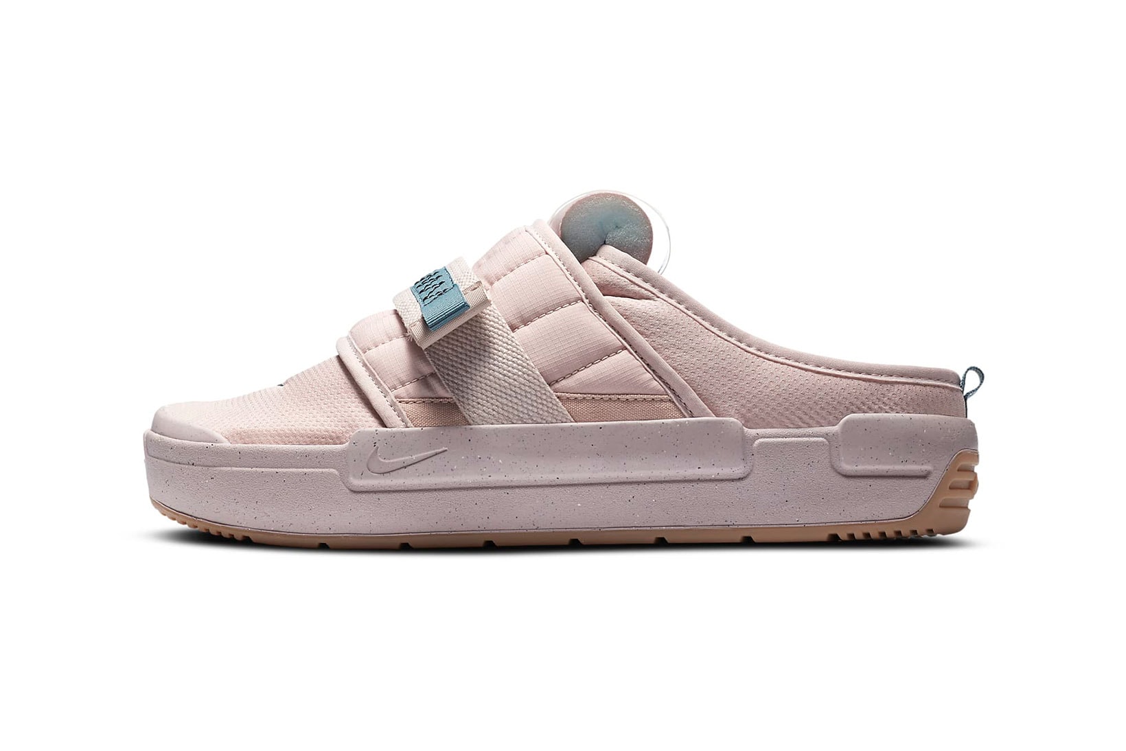 nike offline mules sandals slippers dusty pink colorway footwear shoes stone mauve
