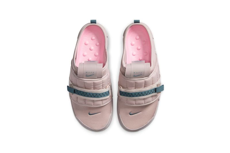 nike offline mules sandals slippers dusty pink colorway footwear shoes stone mauve