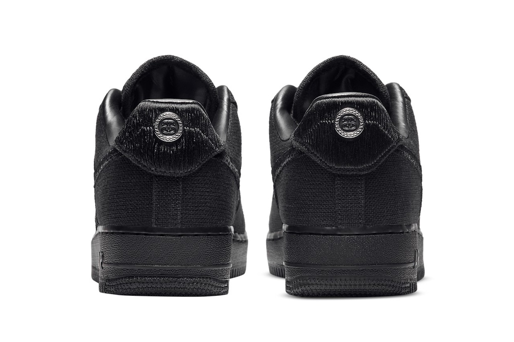 nike stussy collaboration air force 1 sneakers black colorway sneakerhead shoes footwear