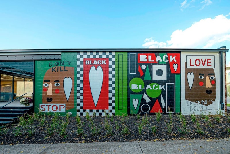 nina chanel abney new mural arkansas black lives matter racial injustice chicago artist