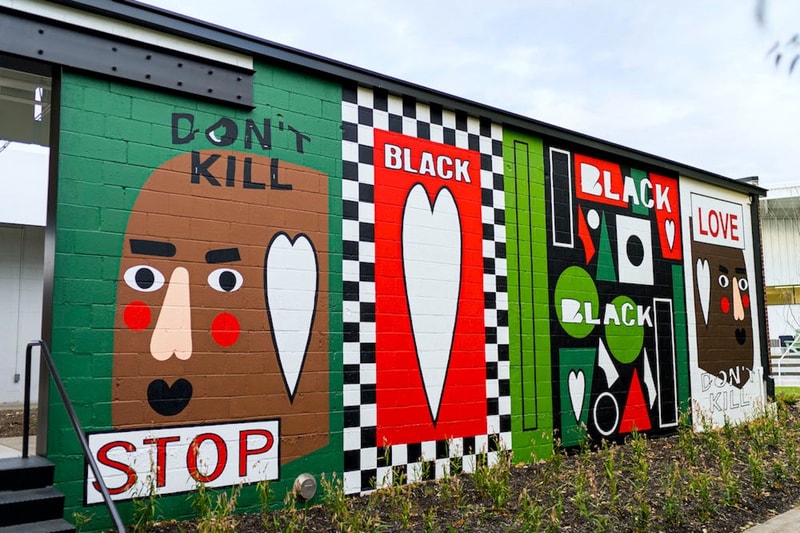 nina chanel abney new mural arkansas black lives matter racial injustice chicago artist