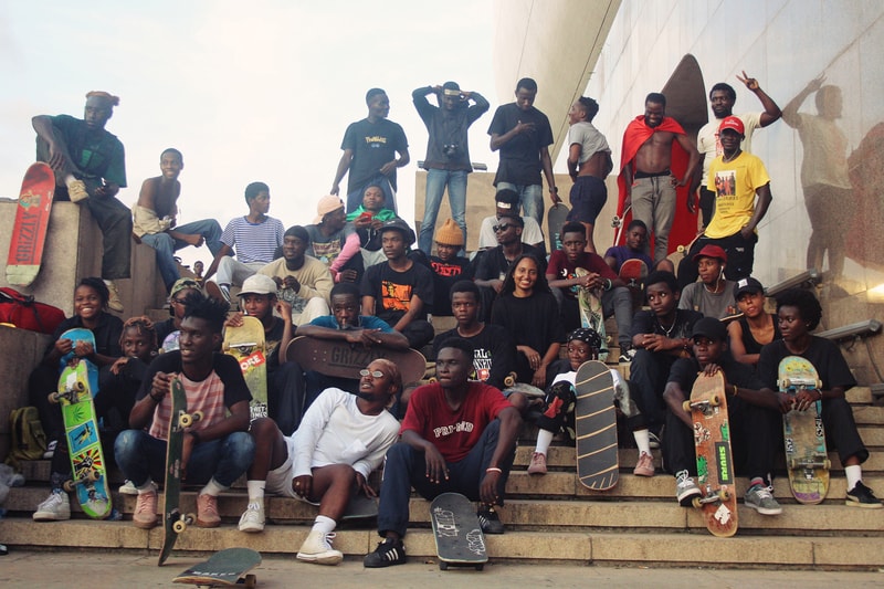 off-white daily paper surf ghana limbo accra skateboarding freedom park opening collaboration