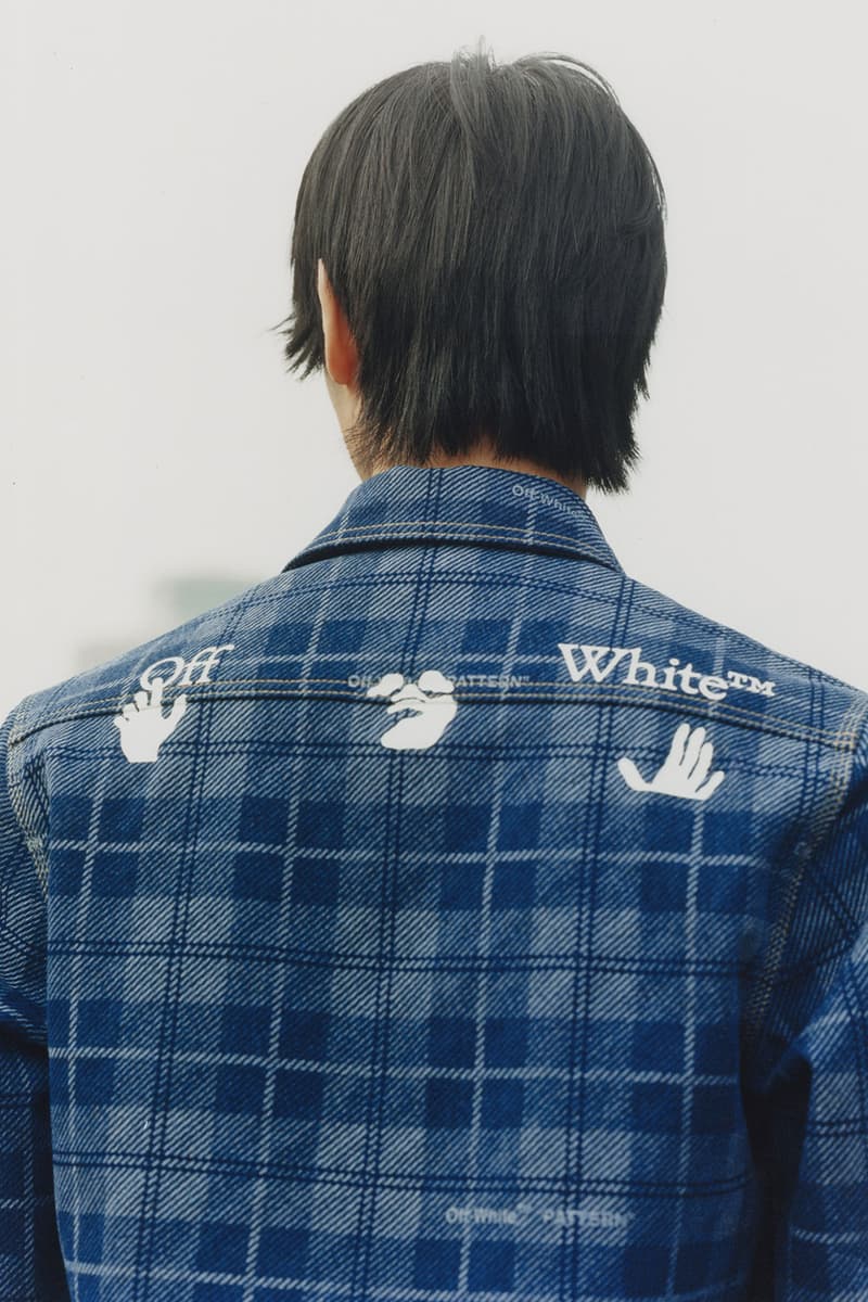 off-white wechat weixin mini program capsule collaboration china denim shirt logo patterns