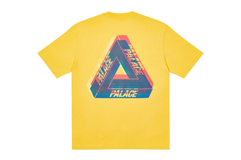palace skateboards holiday drop 5 yellow t-shirts tees release when to buy
