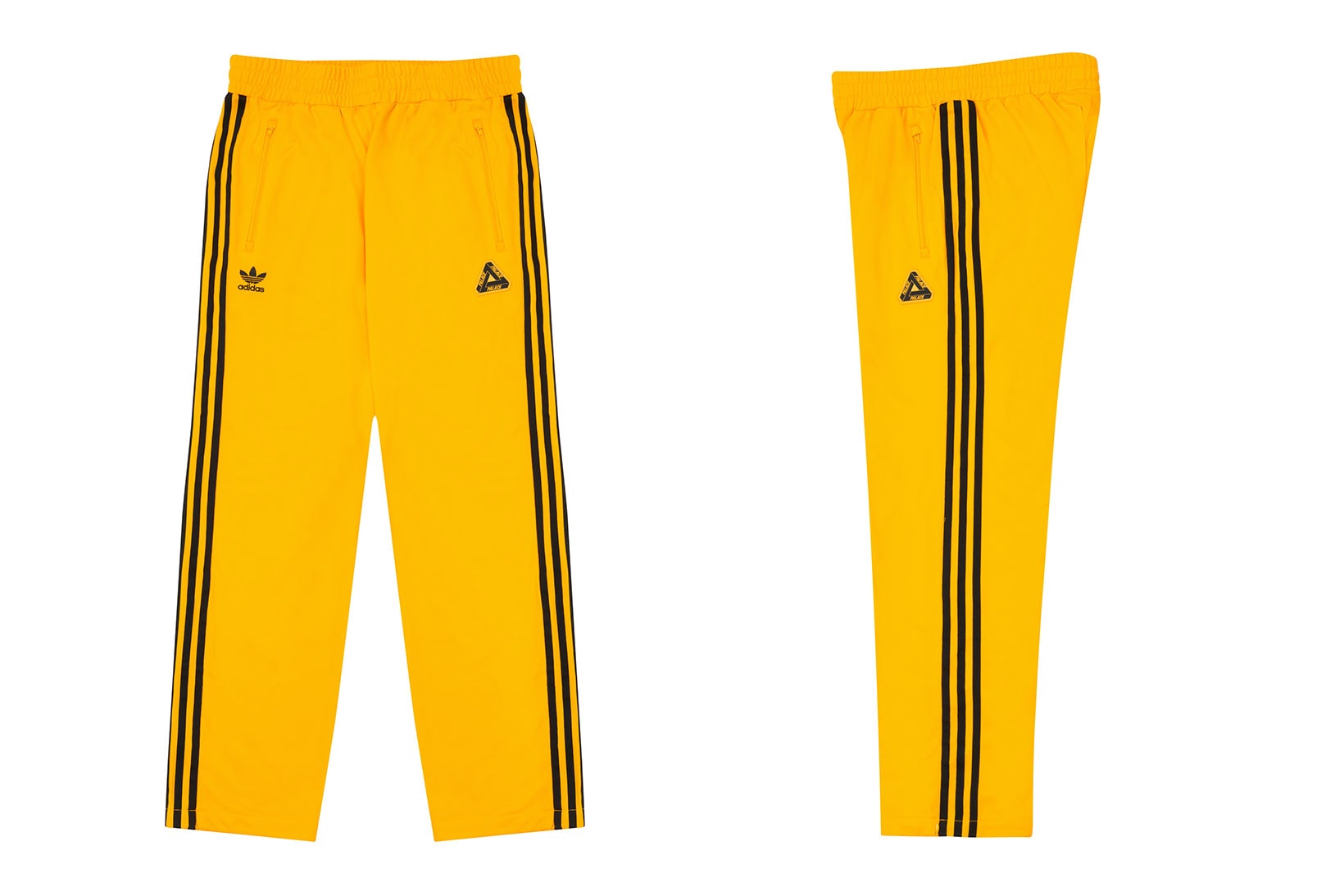 palace skateboards holiday drop 5 adidas originals tracksuits yellow pants release when to buy