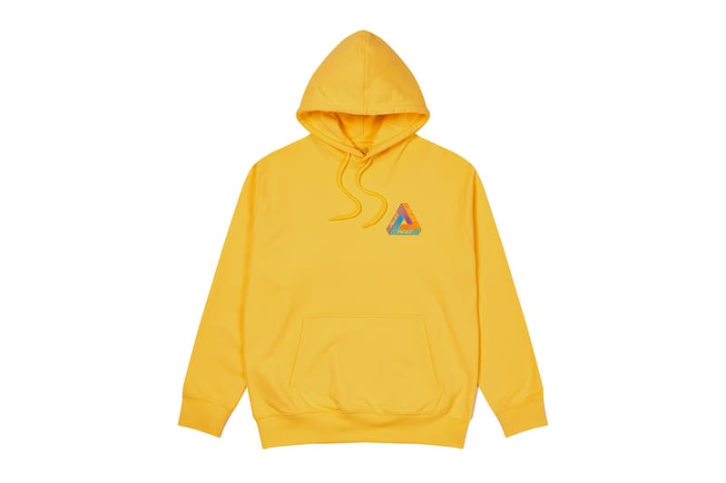 palace skateboards logo hoodies holiday drop 6 yellow