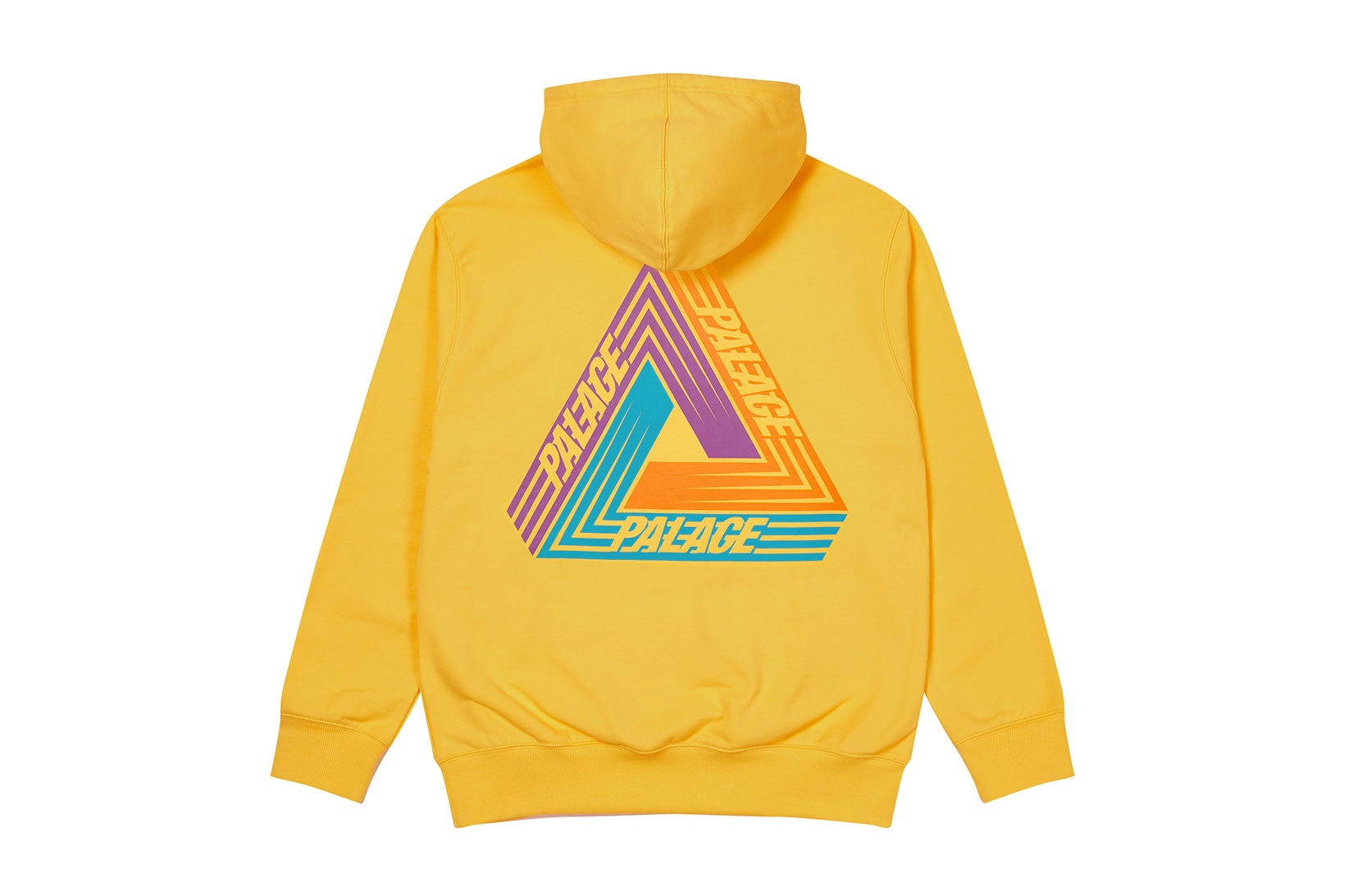 palace skateboards logo hoodies holiday drop 6 yellow