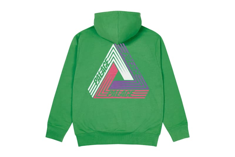 palace skateboards logo hoodies holiday drop 6 green