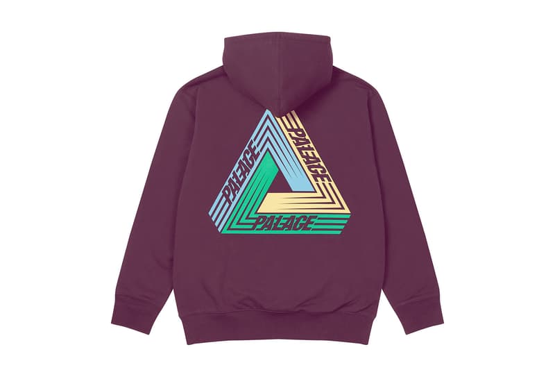 palace skateboards logo hoodies holiday drop 6 purple