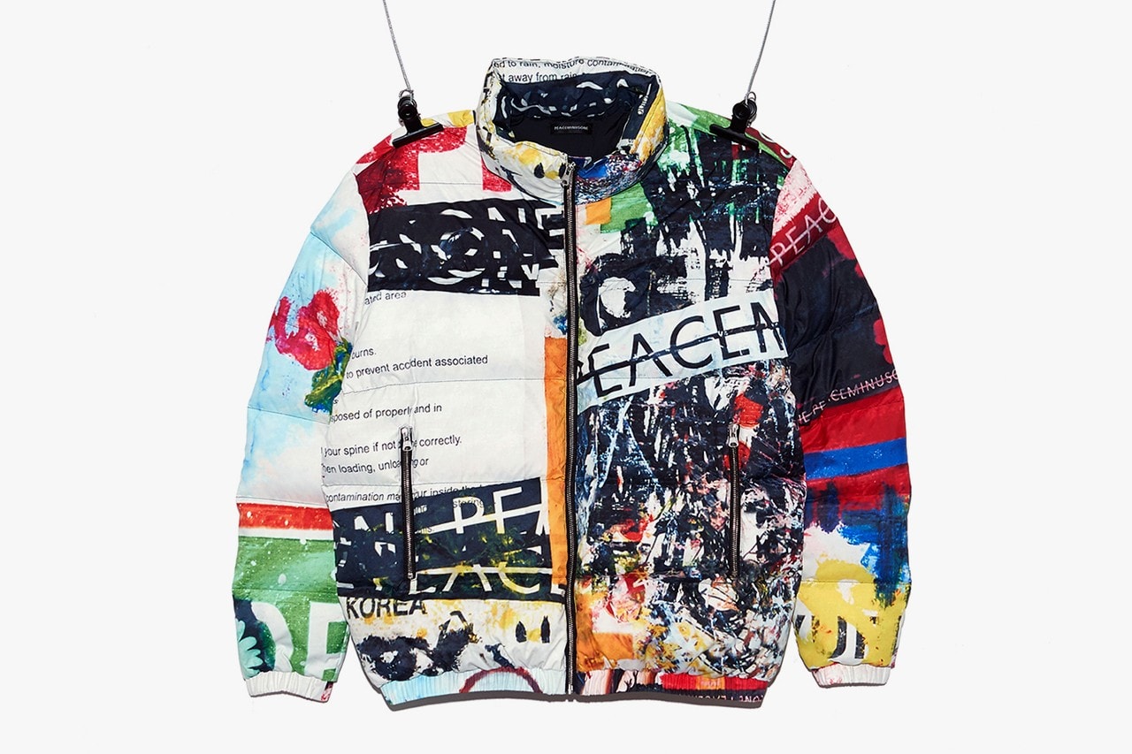 g-dragon peaceminusone pmo puffer denim jackets sweatshirts overalls accessories release