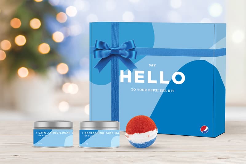 Pepsi Drops Cola-Scented Bath Bomb and Spa Kit Face Mask Body Scrub Soda Limited Edition Competition