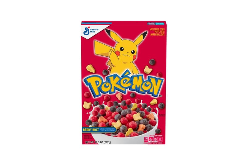 Pokemon Cereal Breakfast Pikachu Berry Bolt General Mills Box