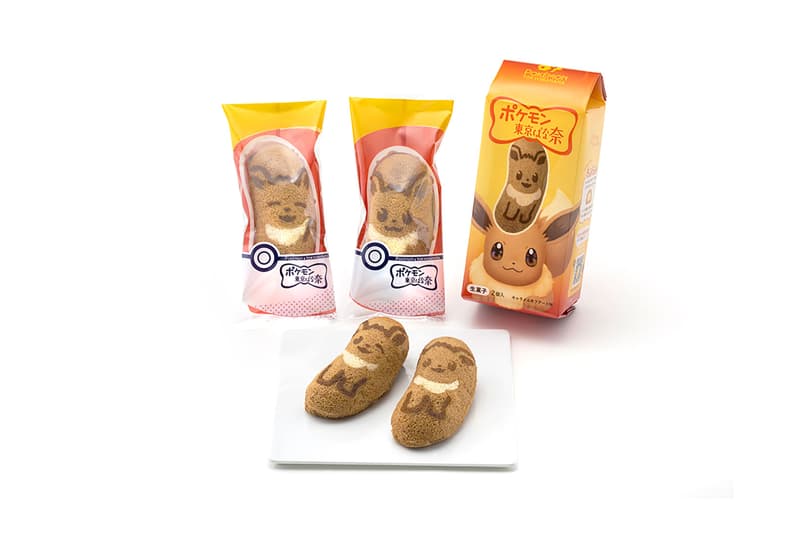 pokemon tokyo banana eevee sponge cake collaboration ice cream dessert japan