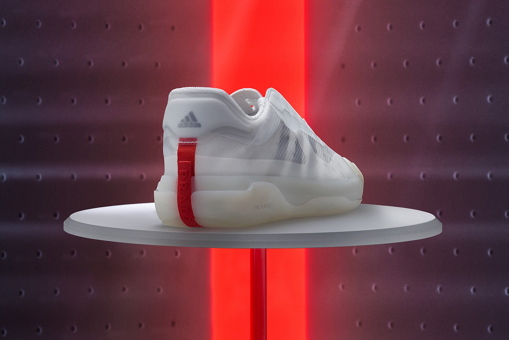 Prada x adidas Sneaker Collaboration Luna Rossa 21 White