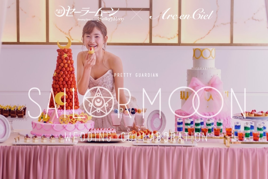 Sailor Moon Wedding Reception Cake Arc-en-Ciel Pretty Guardian