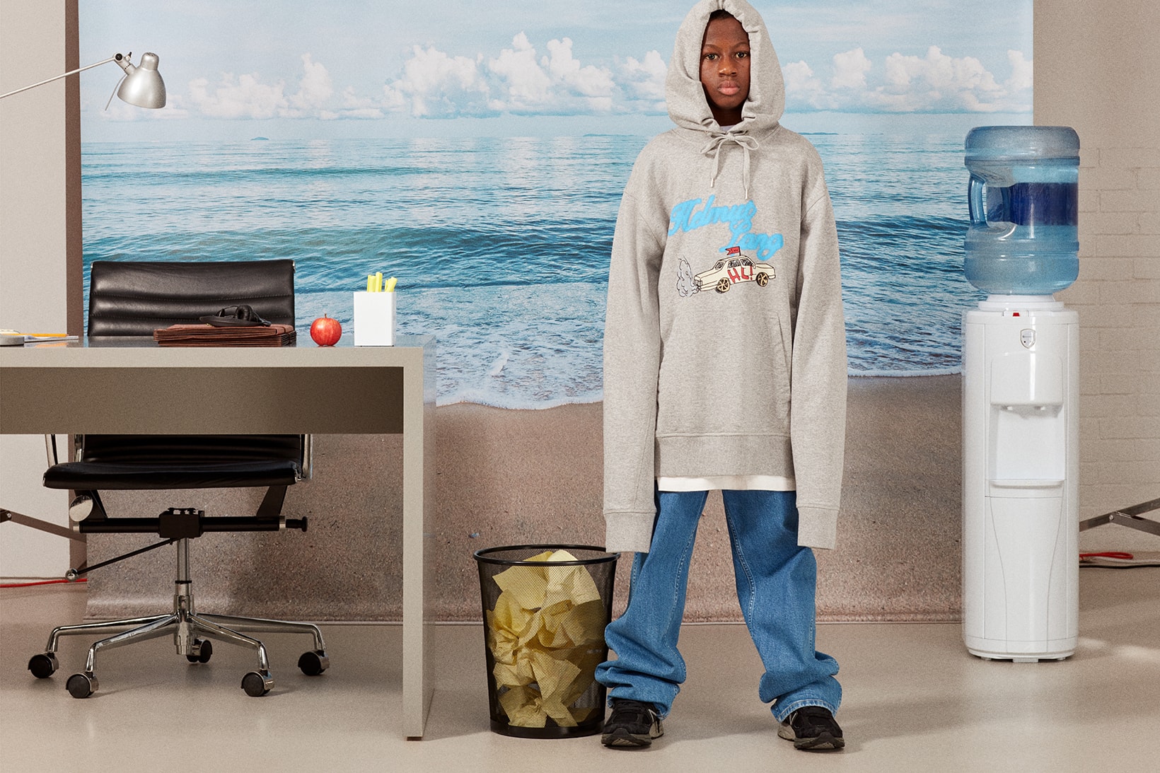 Saintwoods x Helmut Lang Collaboration Resort 2020 Collection Lookbook Hoodie