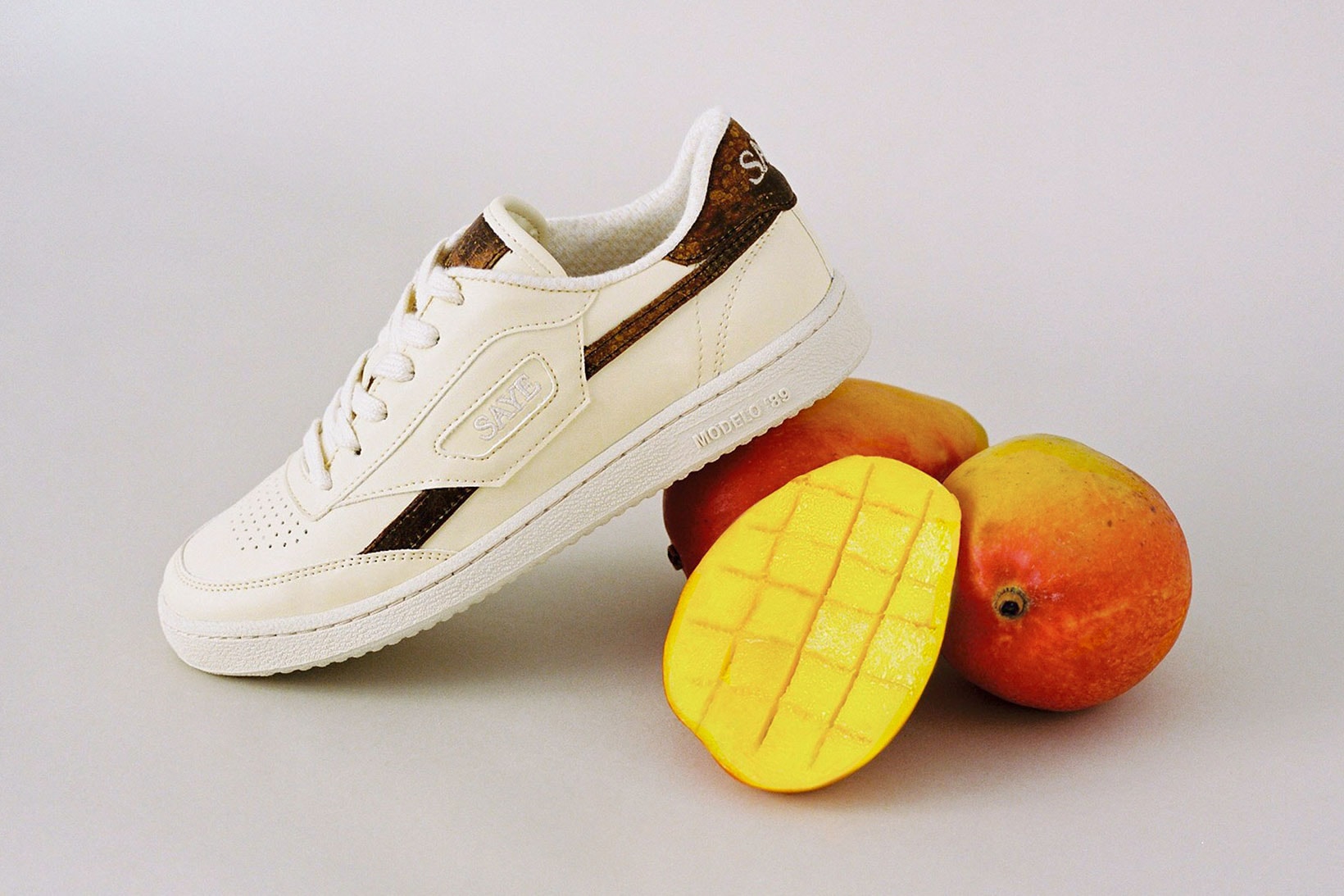 saye vegan mango modelo 89 recycled sustainable eco-friendly sneakers price release