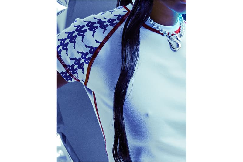 kappa sita abellan capsule collaboration futuristic bodysuits pants hoodies dresses launch