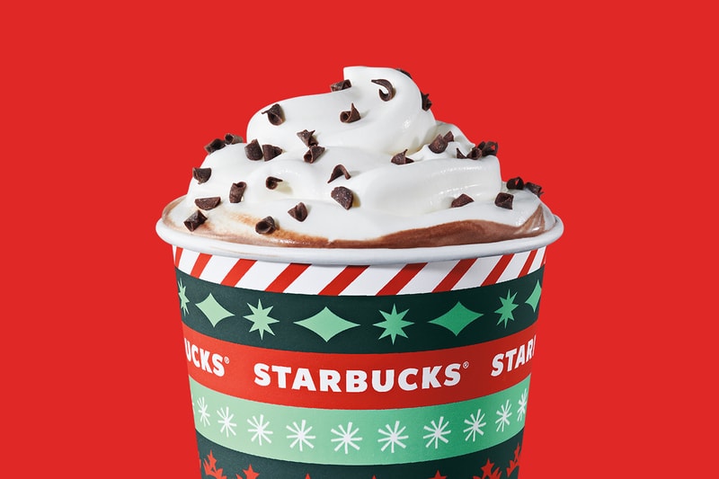 Starbucks Holiday Drinks Menu Matcha x Matcha White Chocolate Latte Frappuccino Japan