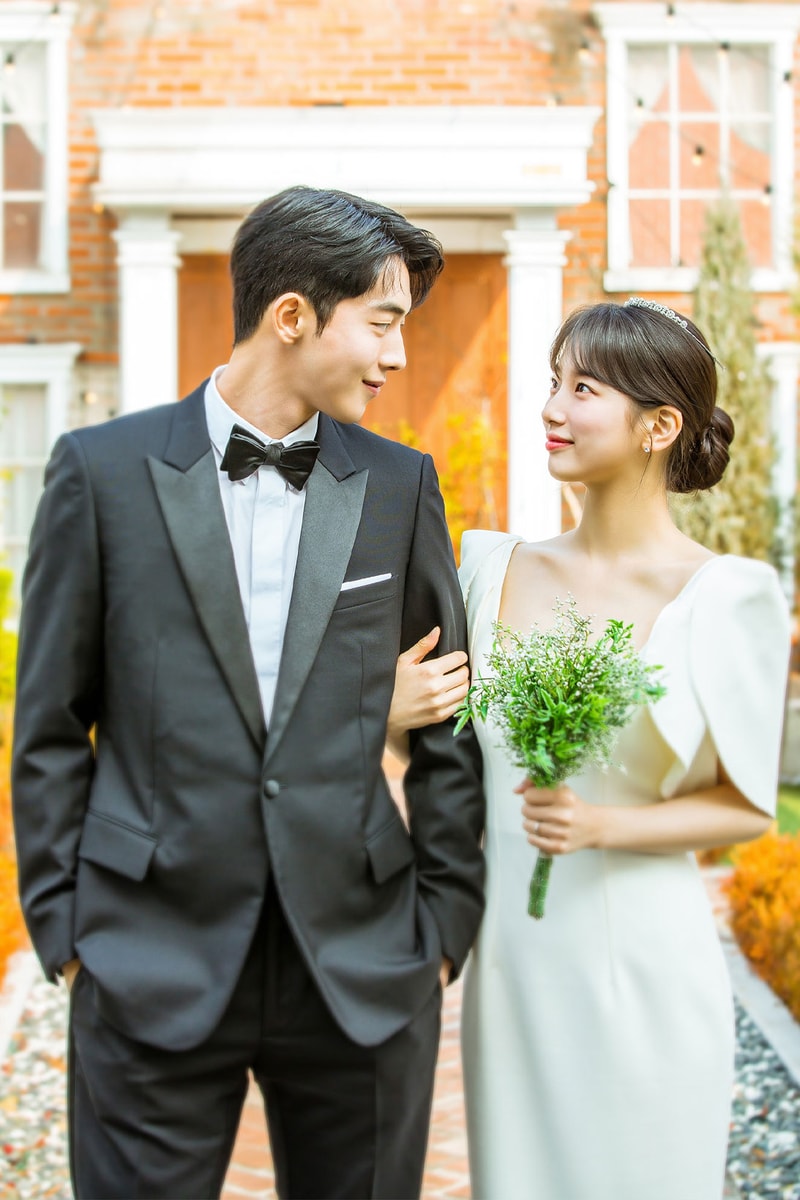 start-up kdrama suzy bae nam joohyuk wedding dress suit safiyaa dior designer seo dalmi dosan dodal couple