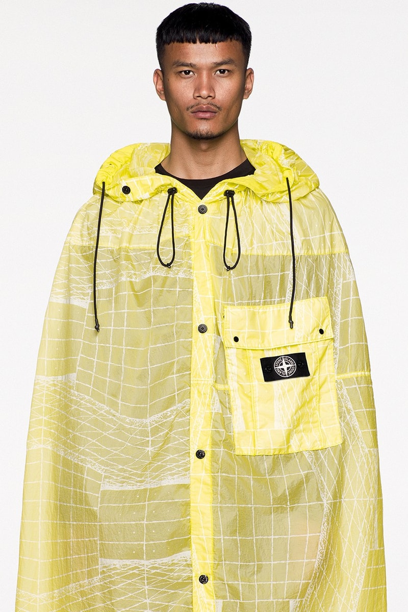 Stone Island Spring/Summer 2021 Pastel Outerwear Pink Turquoise Blue Techwear Collection