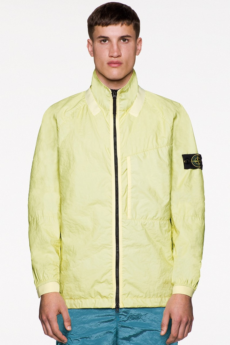 Stone Island Spring/Summer 2021 Pastel Outerwear Pink Turquoise Blue Techwear Collection