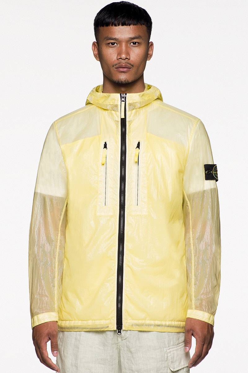 Stone Island Spring/Summer 2021 Pastel Outerwear Pink Turquoise Blue Techwear Collection