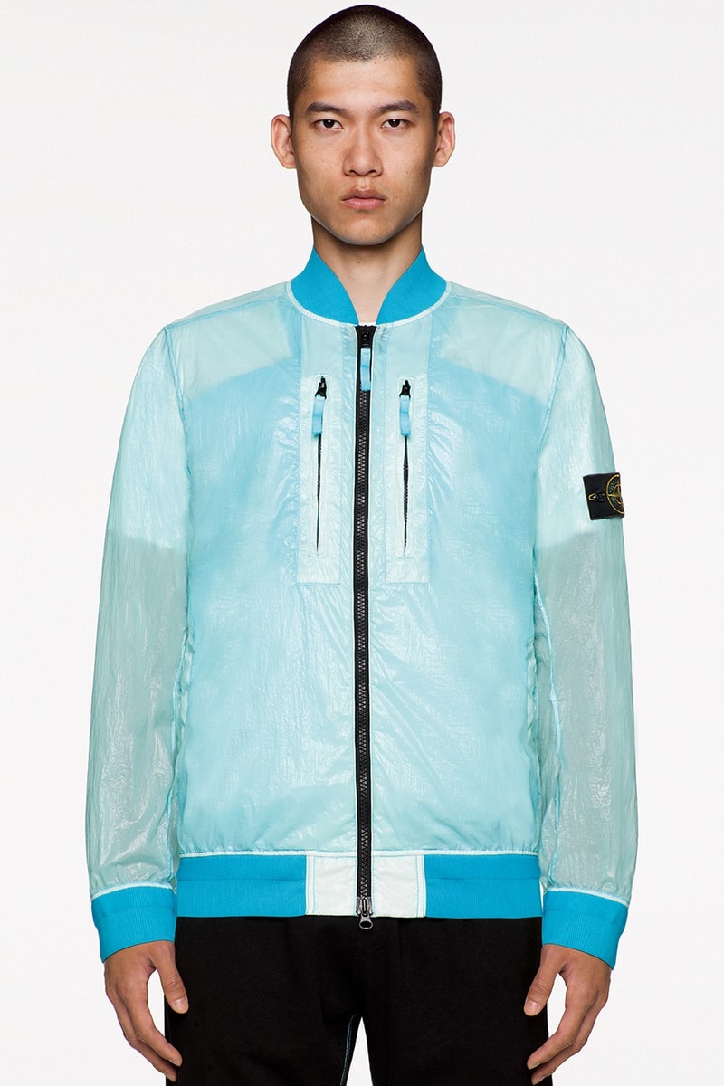 Stone Island Spring/Summer 2021 Pastel Outerwear Pink Turquoise Blue Techwear Collection