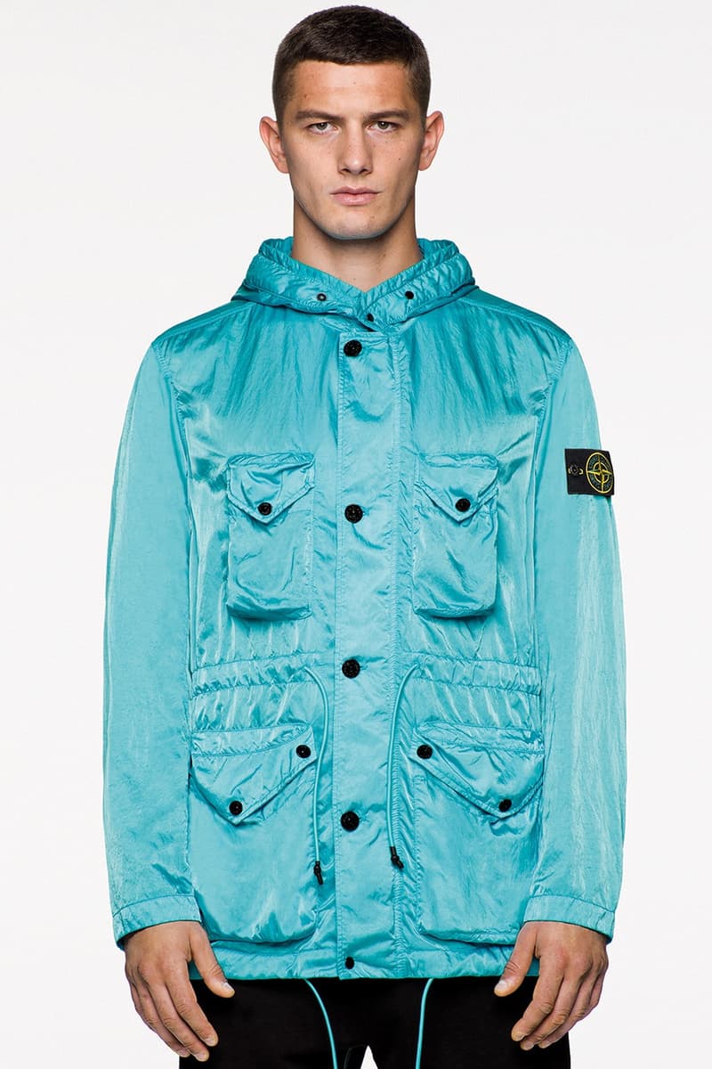 Stone Island Spring Summer 21 Pastel Outerwear Parfaire