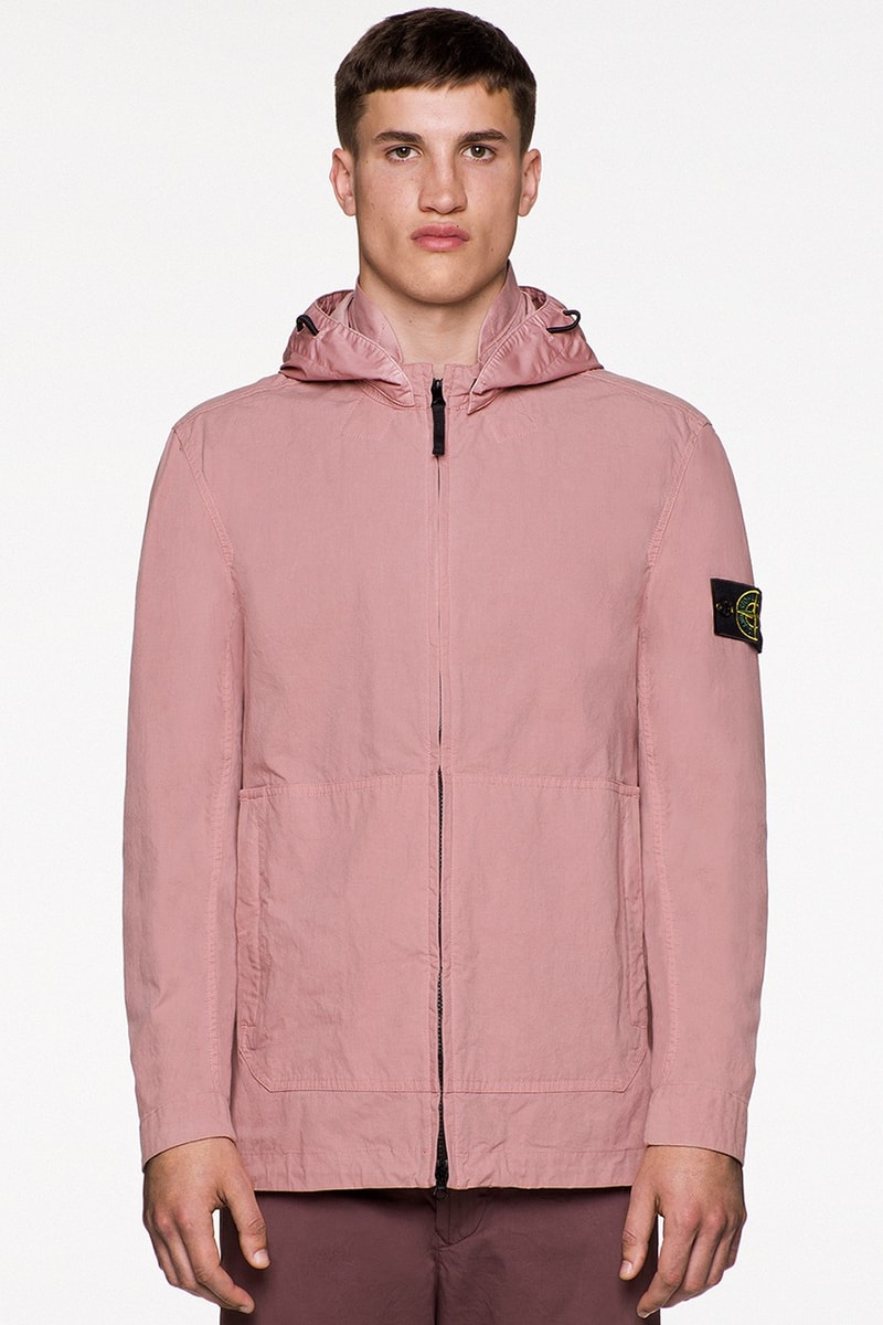 Stone Island Spring/Summer 2021 Pastel Outerwear Pink Turquoise Blue Techwear Collection