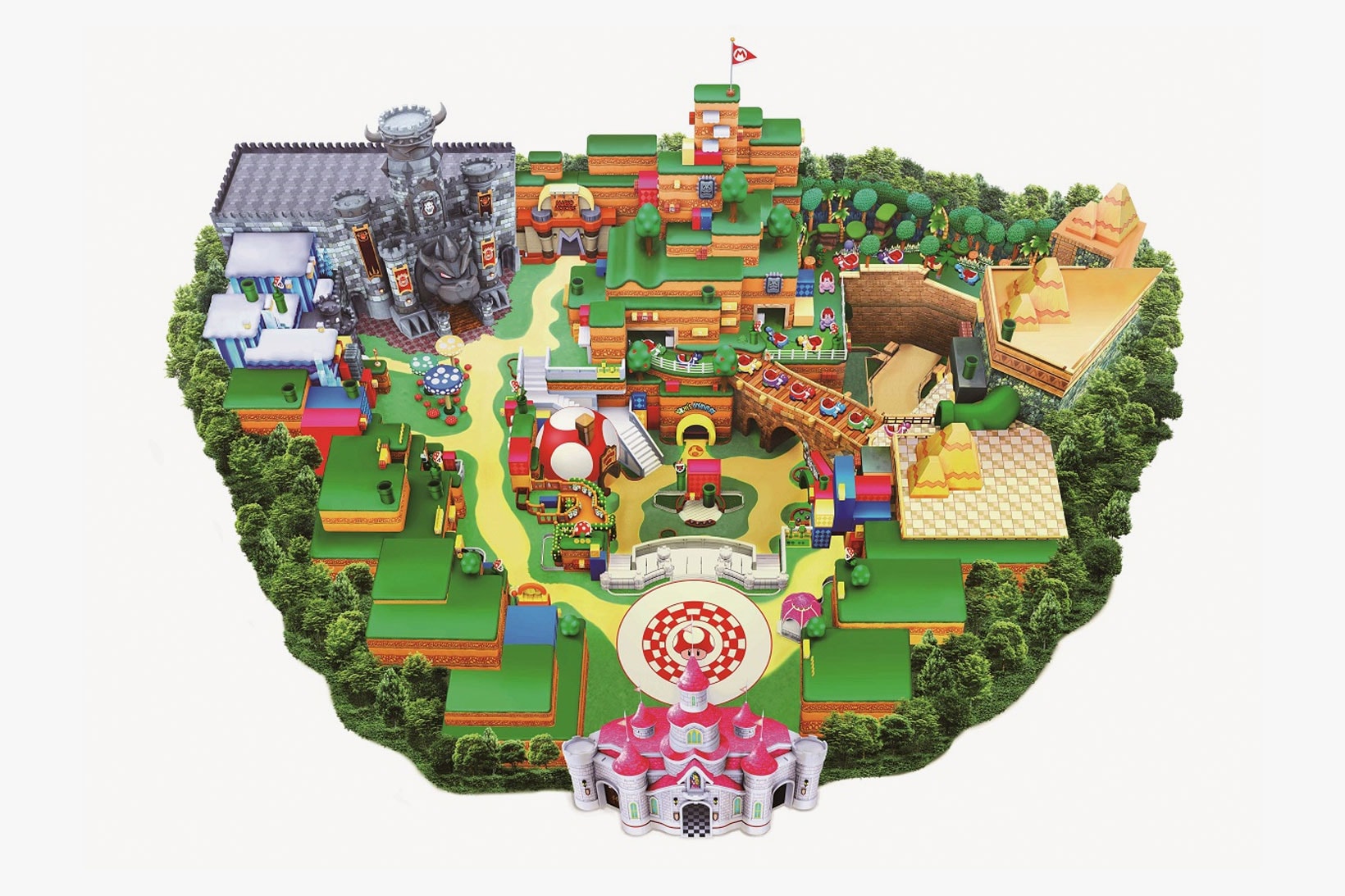 super nintendo world osaka japan theme park opening map official look