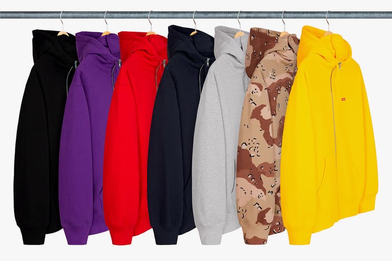 supreme fall winter week 15 box logo hoodies refrigiwear vests jackets jeans fleece caps release