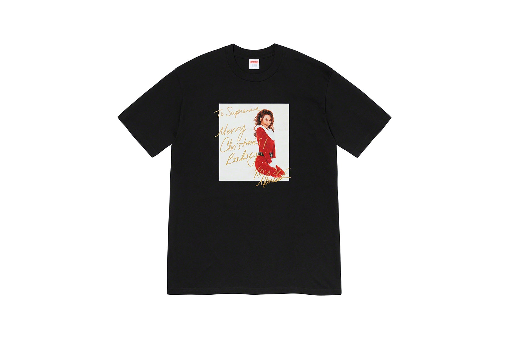 supreme new york graphic winter tees t shirts collection green red mariah carey