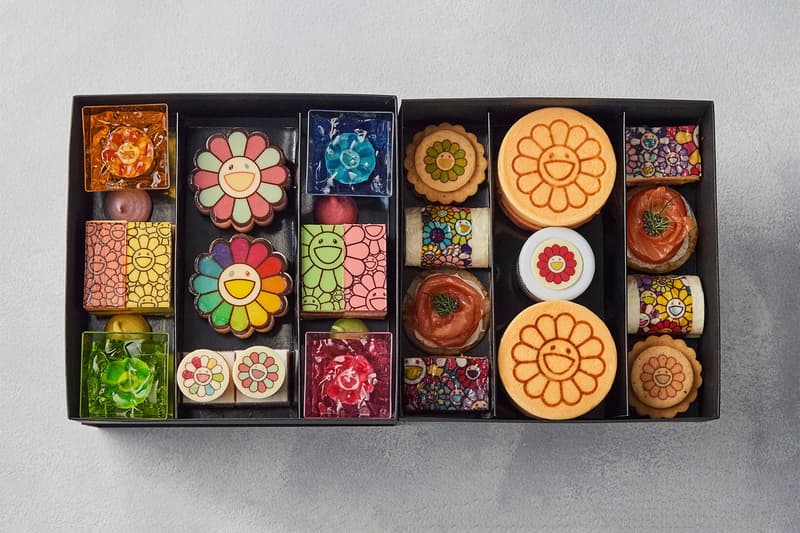 takashi murakami afternoon tea grand hyatt tokyo takeout set box japan date price cookies snacks