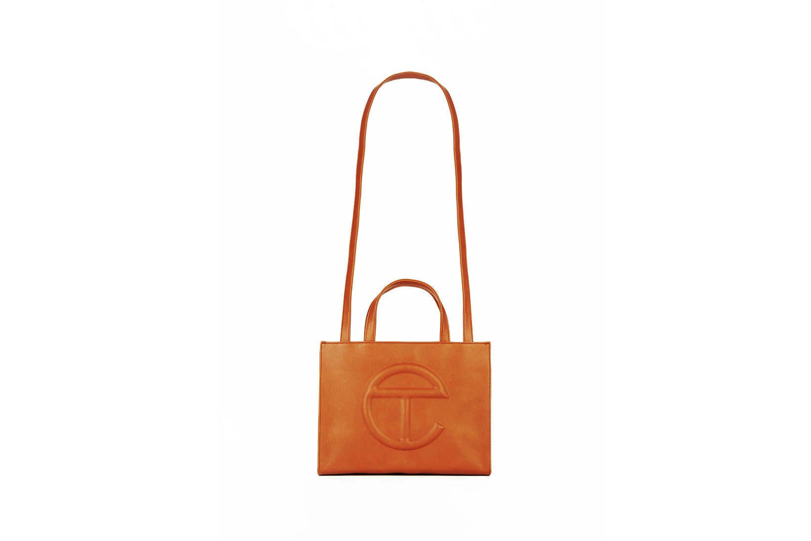 telfar clemens medium tan shopping designer bag restock accessories