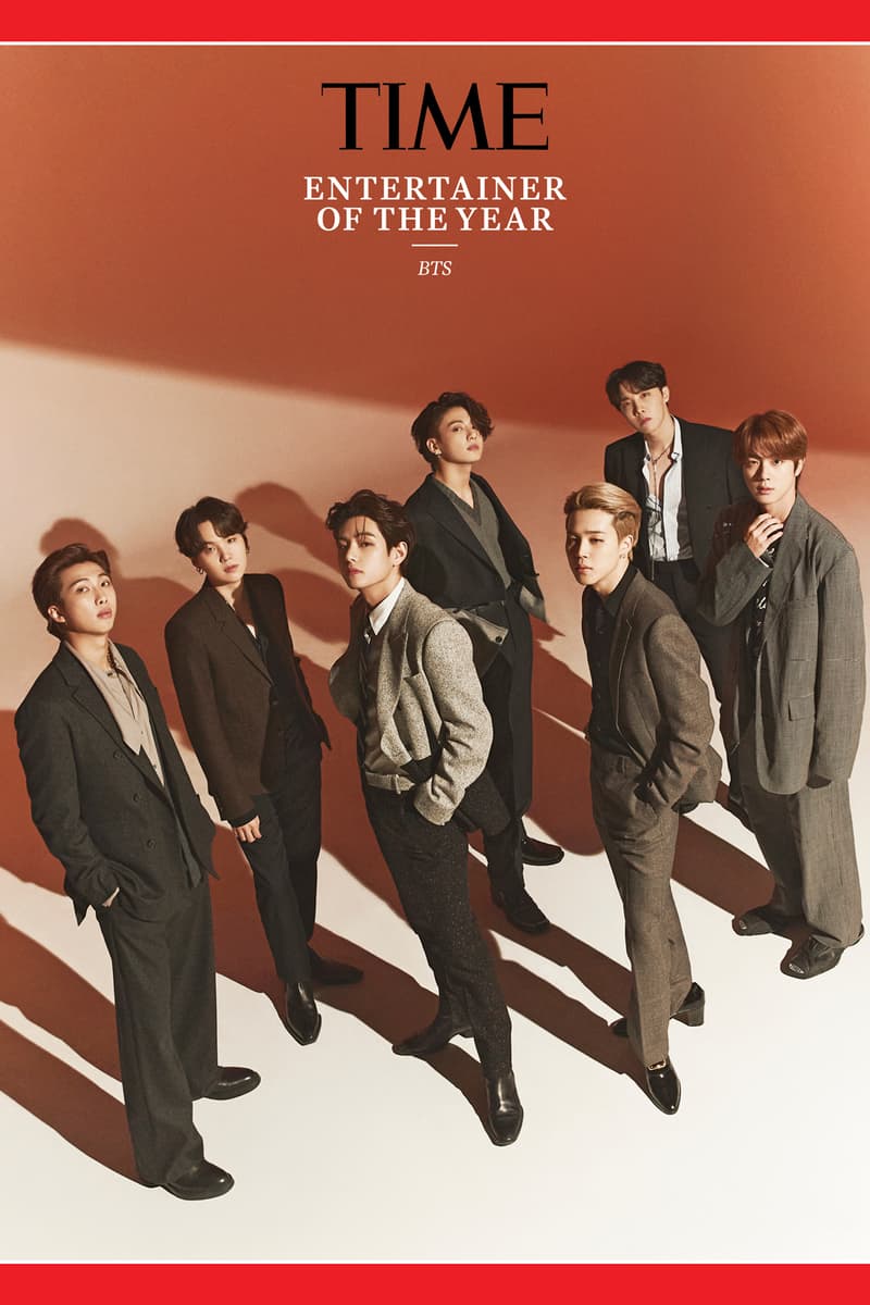 BTS TIME Entertainer of the Year 2020 Magazine Cover Issue