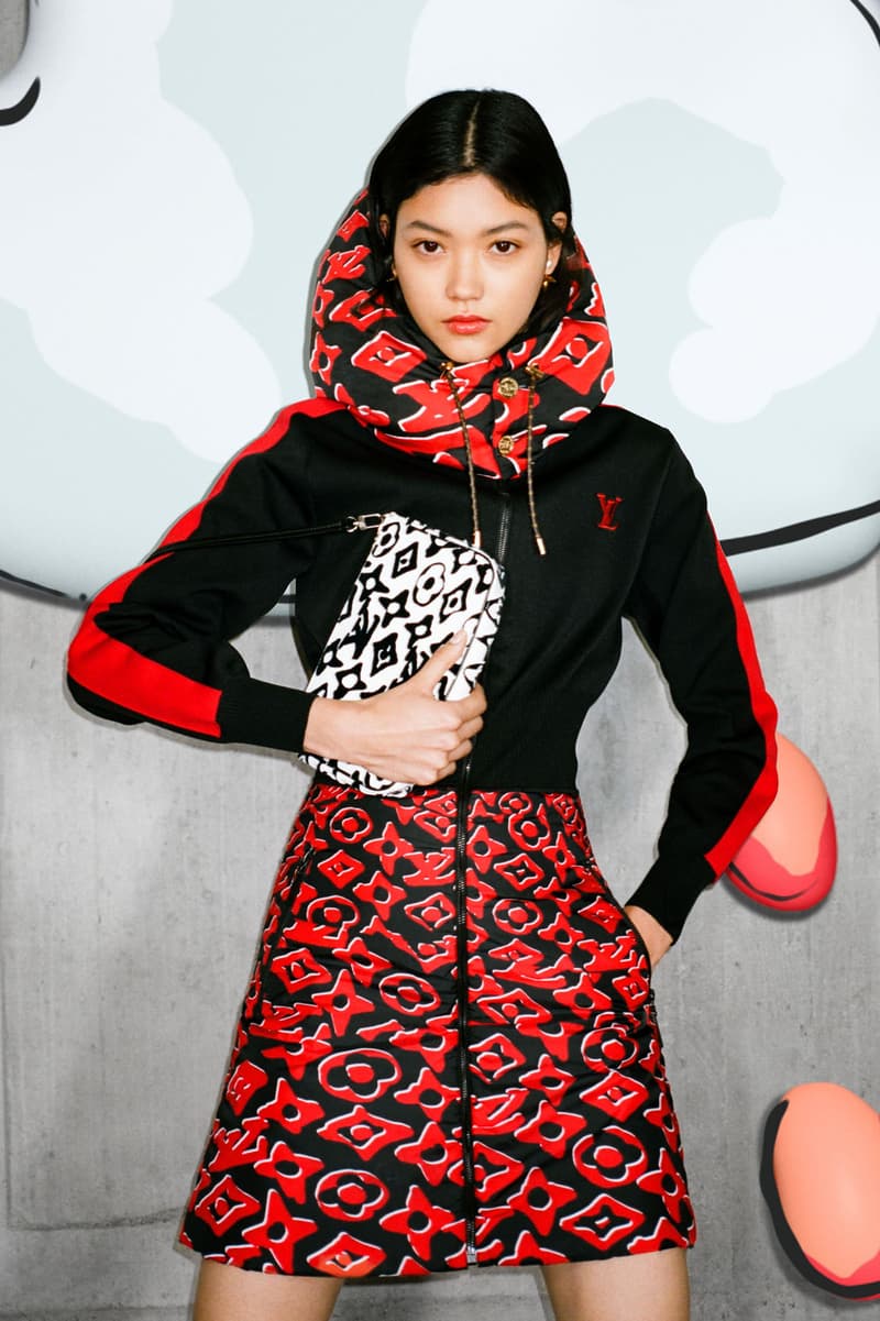 Urs Fischer x Louis Vuitton Collaboration Collection Bag Pochette Hoodie Logo Monogram