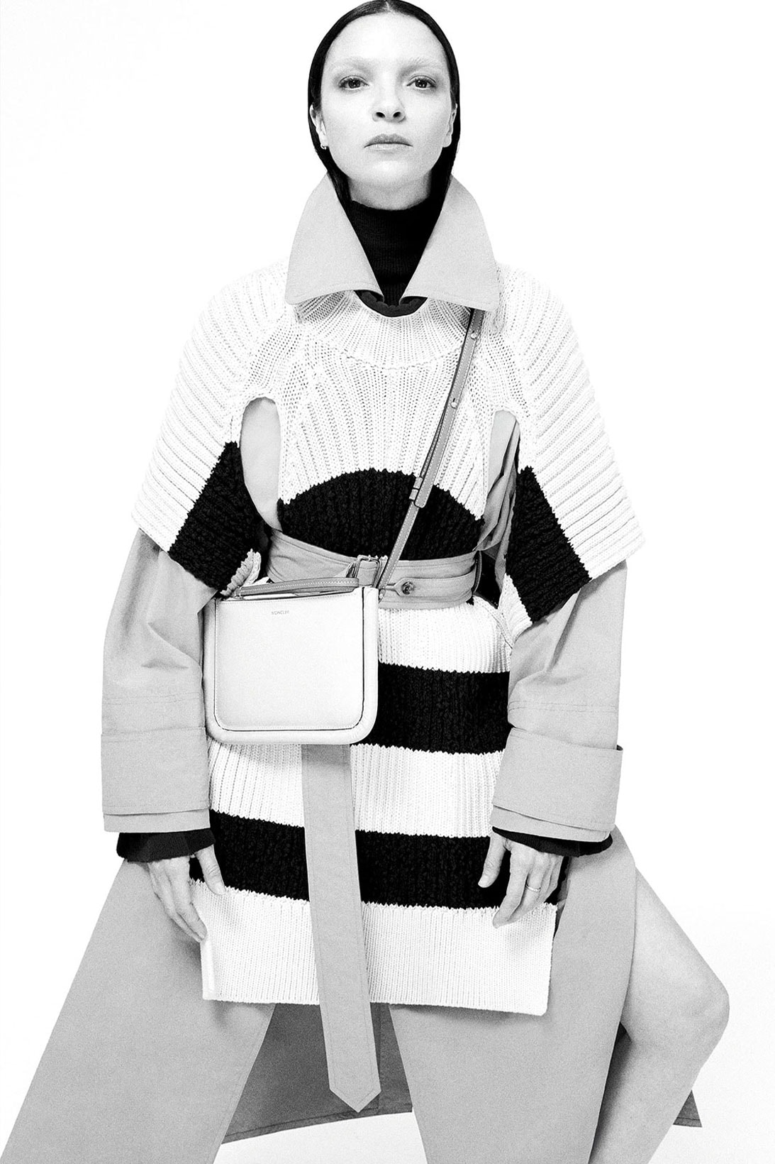 2 moncler 1952 spring summer womenswear collection knitwear trench coat