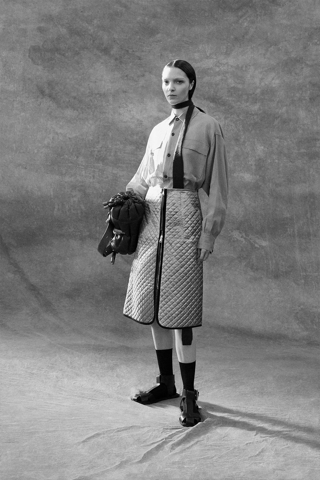 2 moncler 1952 spring summer womenswear collection shirt padded puffer skirt bags