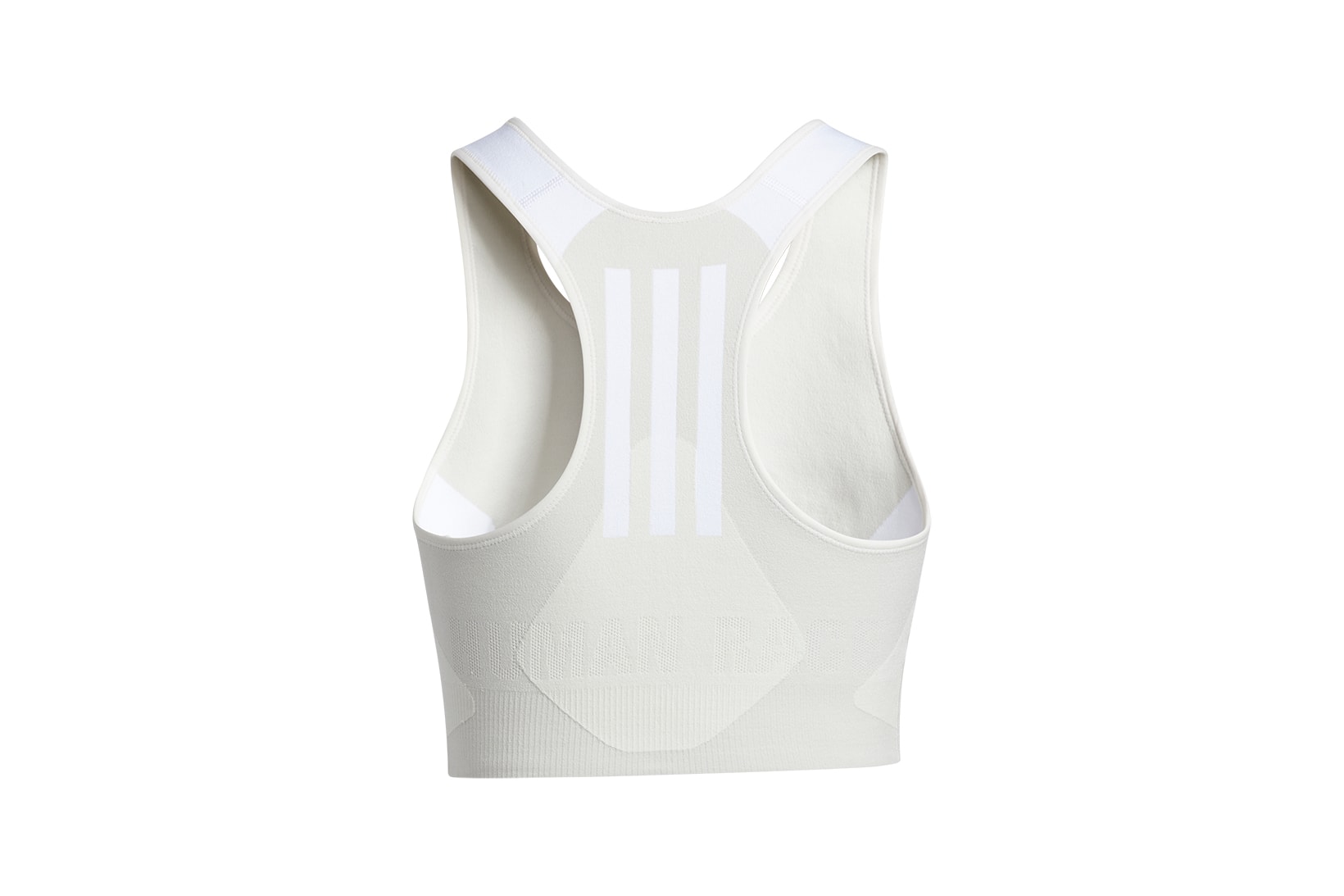 adidas pharrell williams pw primeknit fine collaboration activewear white tank top sports bra