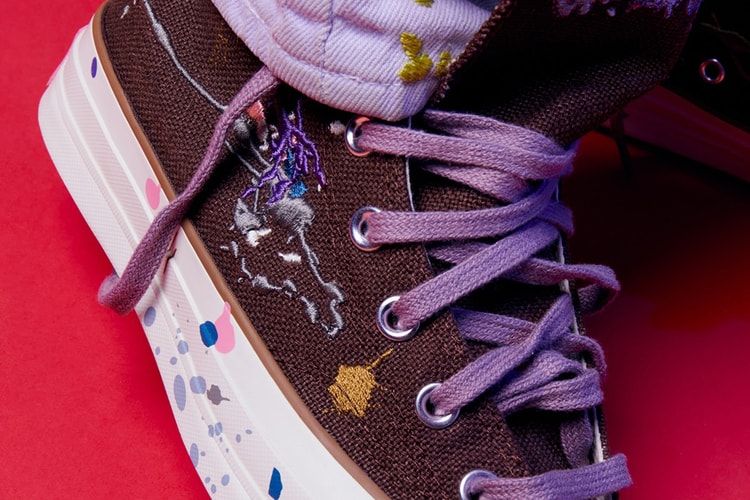 Bandulu x Converse Team Up on Chuck 70 Embroidered With Paint Drips