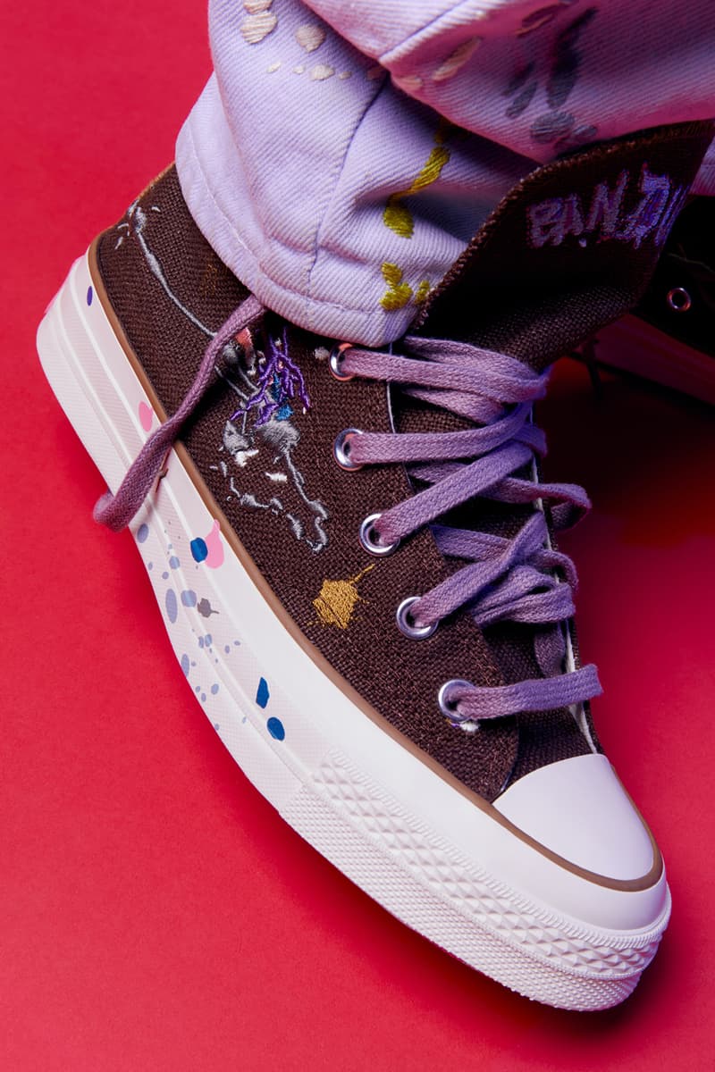 Bandulu x Converse Chuck 70 Collaboration Paint Drip