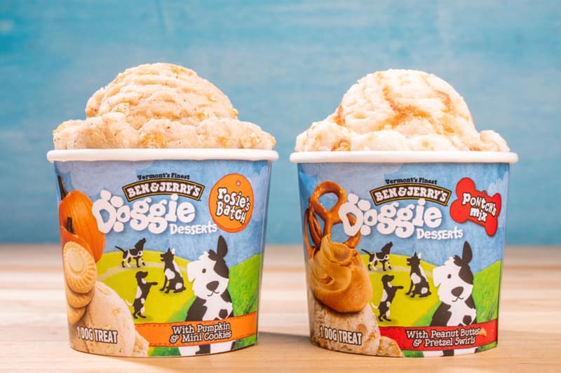 ben and jerrys doggie desserts pet ice cream snacks rosies batch pontchs mix packaging
