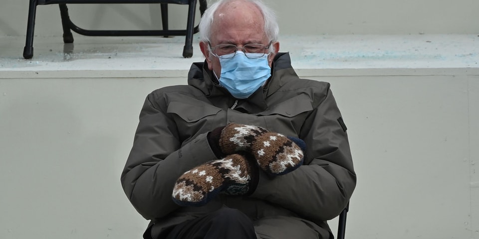Bernie Sanders Releases Inauguration Meme Sweater Parfaire