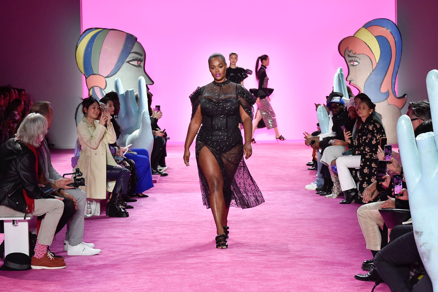 plus size model runway show fashion black women body positivity representation diversity
