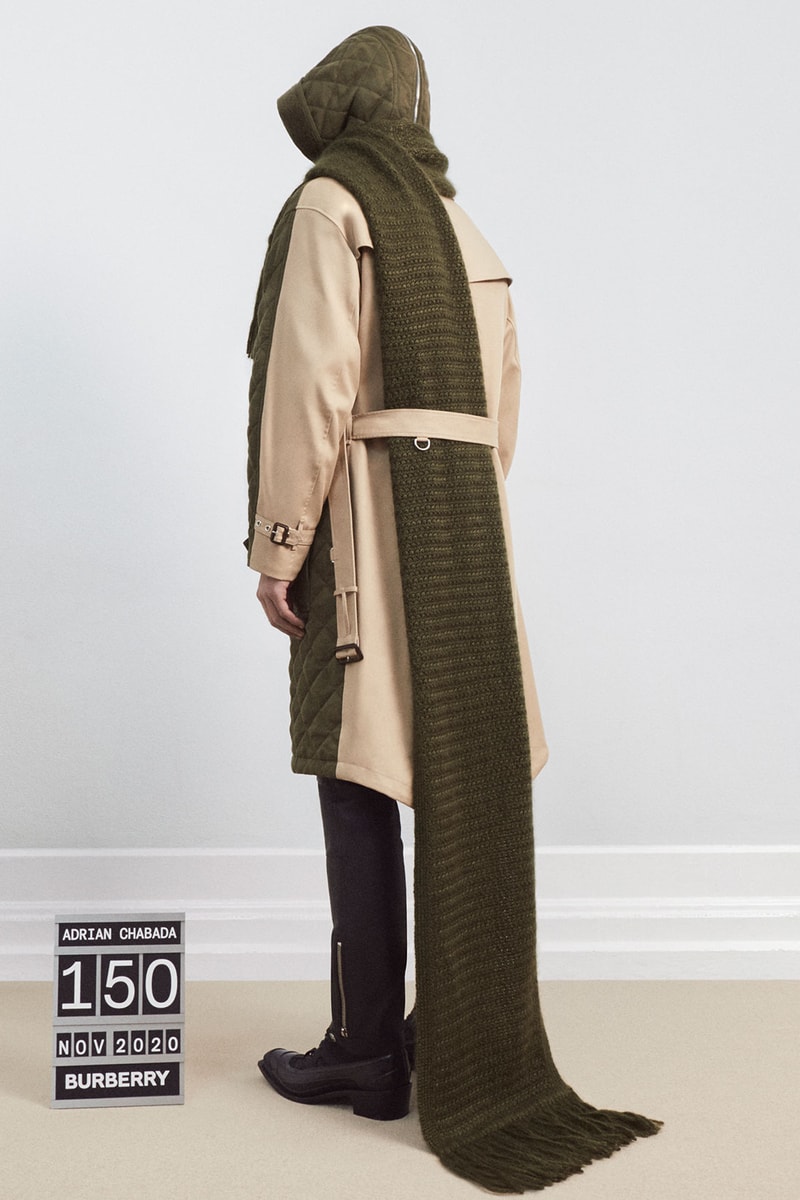 burberrys future archive capsule limited edition collection campaign adrian chabada trench coat