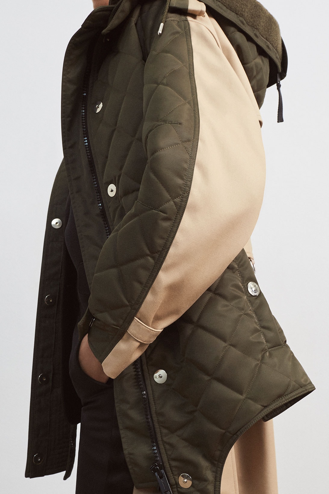 burberrys future archive capsule limited edition collection campaign khaki quilted