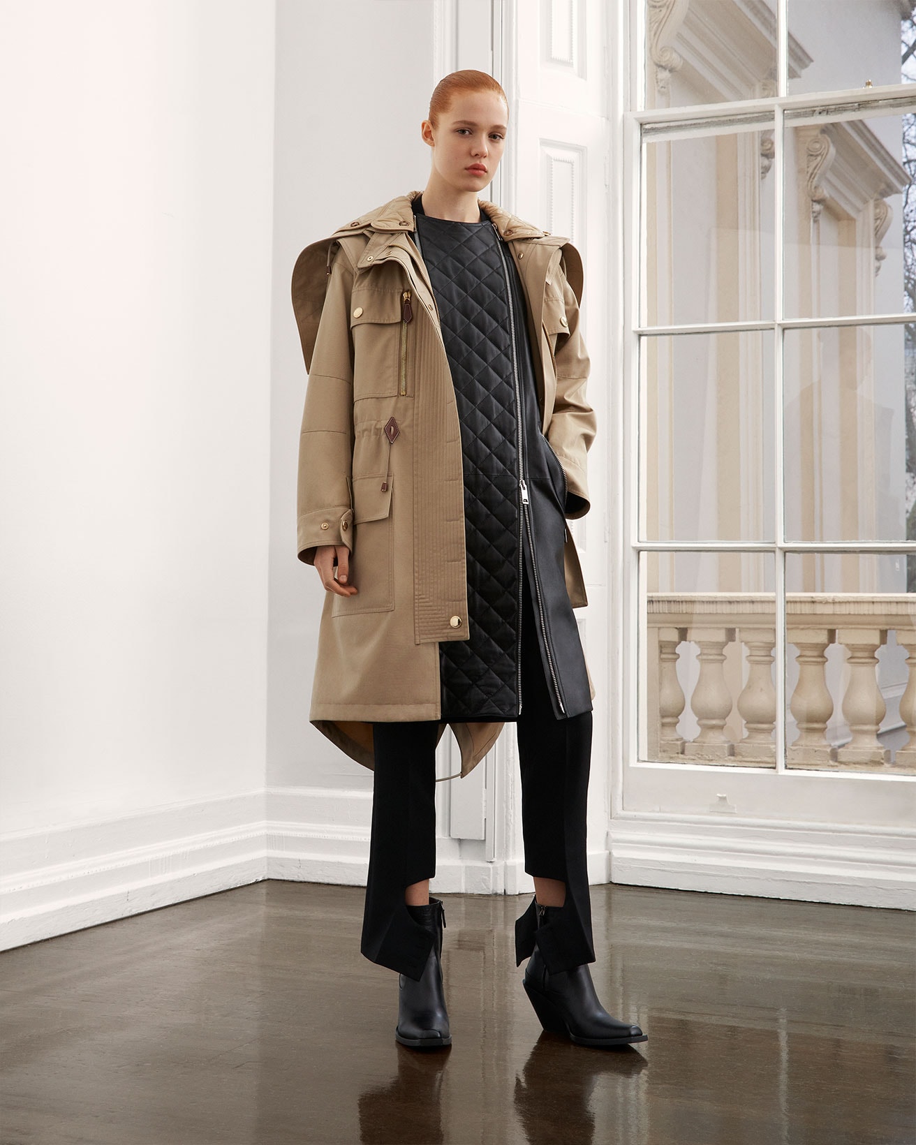 burberry fall winter fw21 pre-collection riccardo tisci beige trench coat outerwear