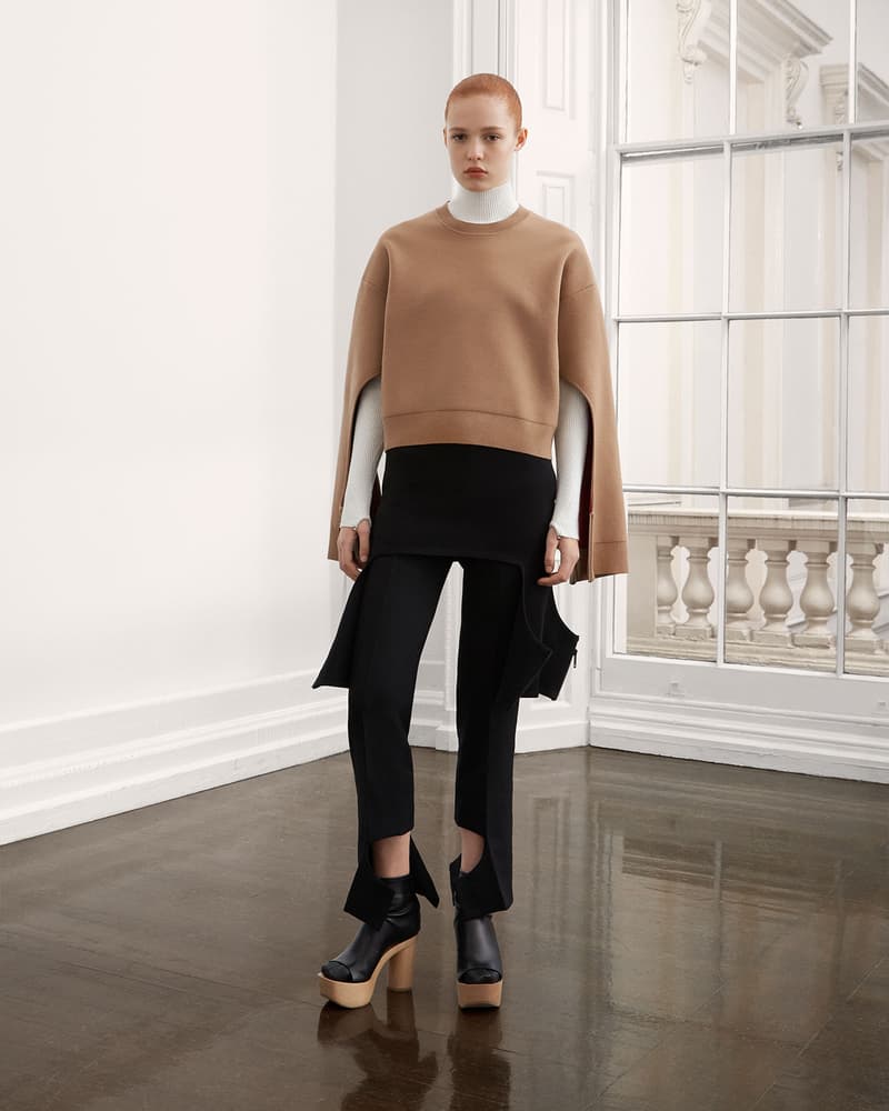 burberry fall winter fw21 pre-collection riccardo tisci crewneck top pants trousers