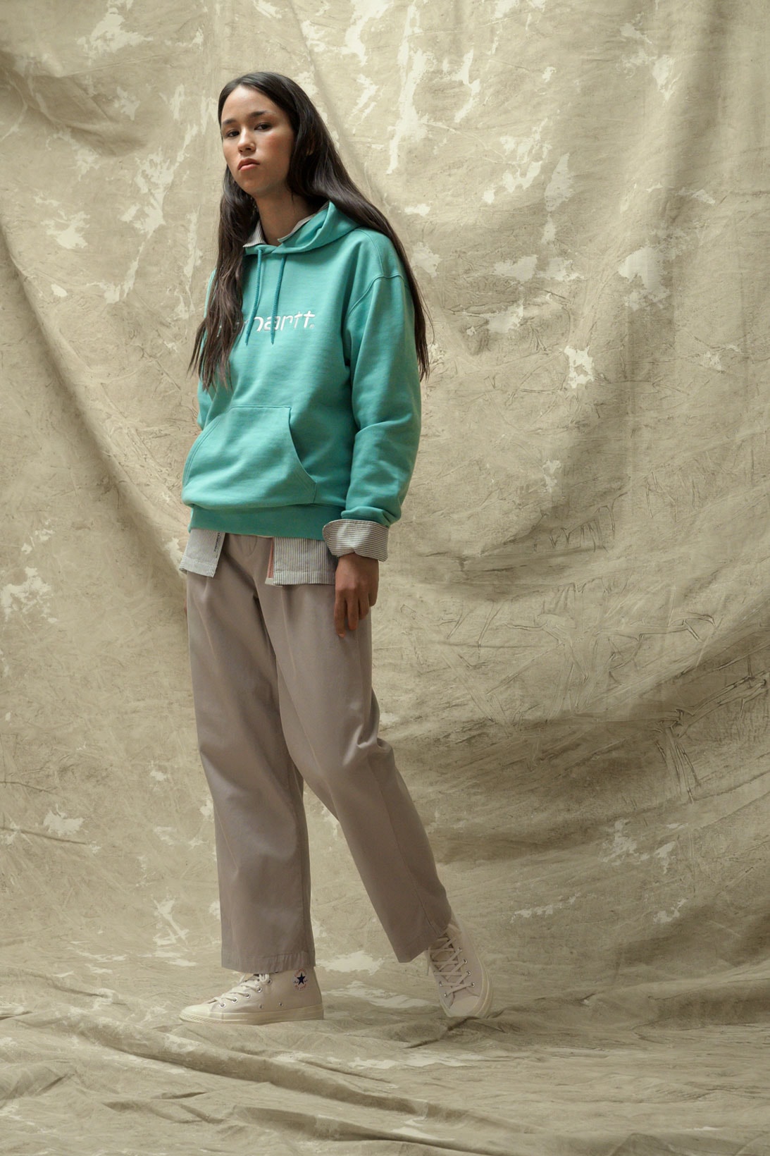carhartt wip spring summer 2021 ss21 collection lookbook hoodie shirt trousers